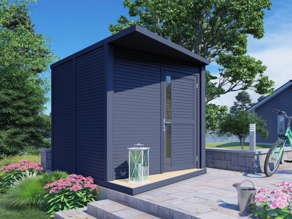 Tuinhuis Futura 19 mm antraciet