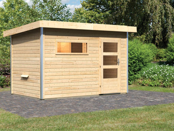 Saunahuis PROMOSET Enns 1 incl. 9 kW saunakachel + ext. besturing